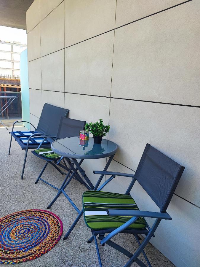 Apartament Studio Teo Blue In Mamaia Nord Navodari Bagian luar foto
